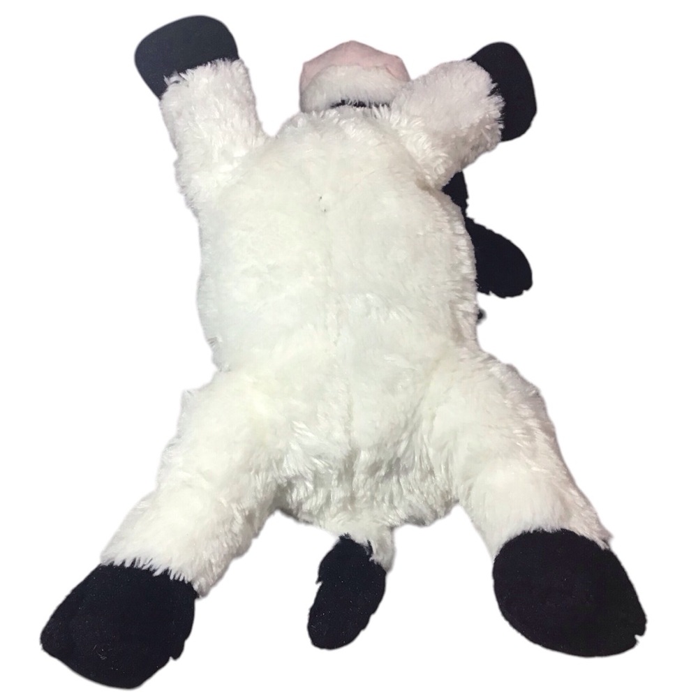 Gund Cow Stuffed Animal Dairy Holstein Plush Black White - Picture 11 of 13